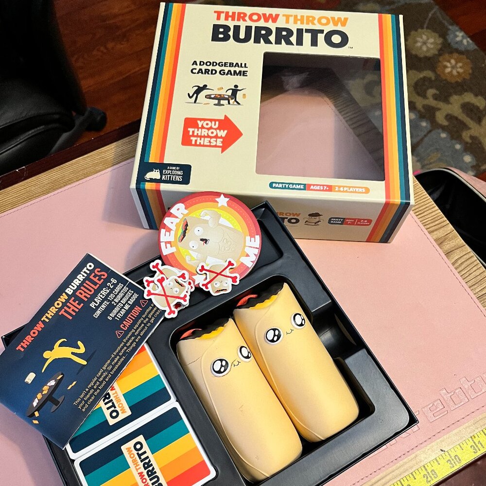 Throw Throw Burrito A Dodgeball Card Game Family